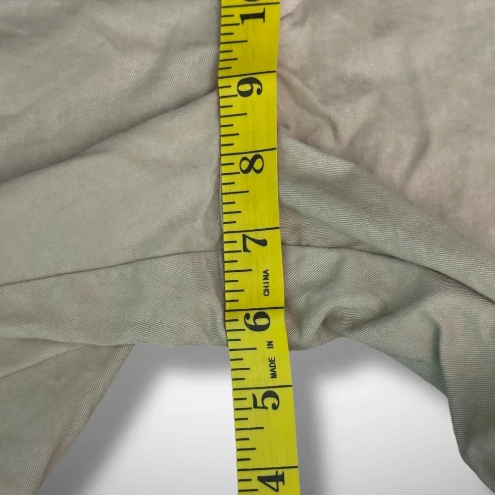 Chubbies Shorts Mens 32 Solid Beige 7 In Inseam Cotton Chino Preppy